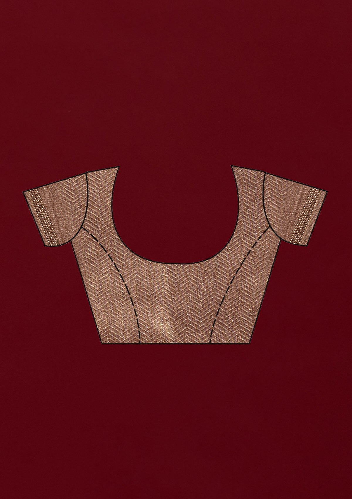 Light Brown Swarovski Shimmer Designer Saree - koskii