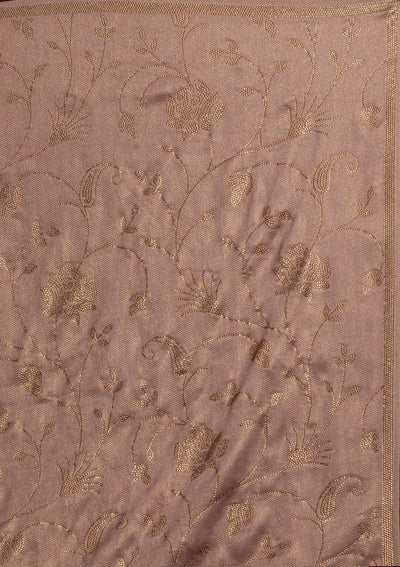 Light Brown Swarovski Shimmer Designer Saree - koskii
