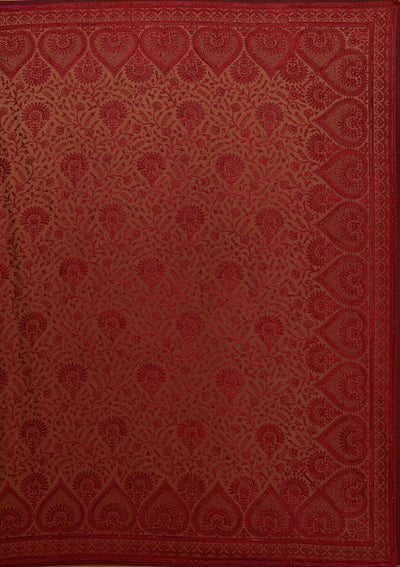 Maroon Swarovski Georgette Designer Saree - koskii