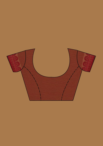 Maroon Swarovski Georgette Designer Saree - koskii
