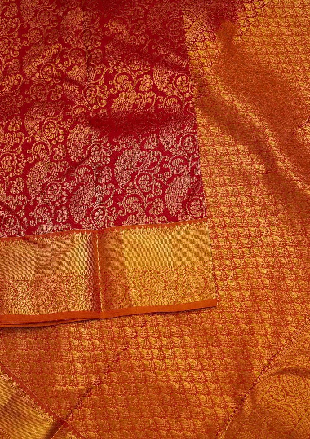 Maroon Zariwork Pure Silk Designer Saree - Koskii