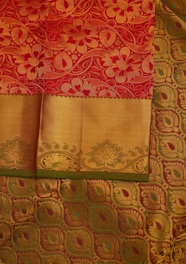 Maroon Zariwork Pure Silk Designer Saree - Koskii