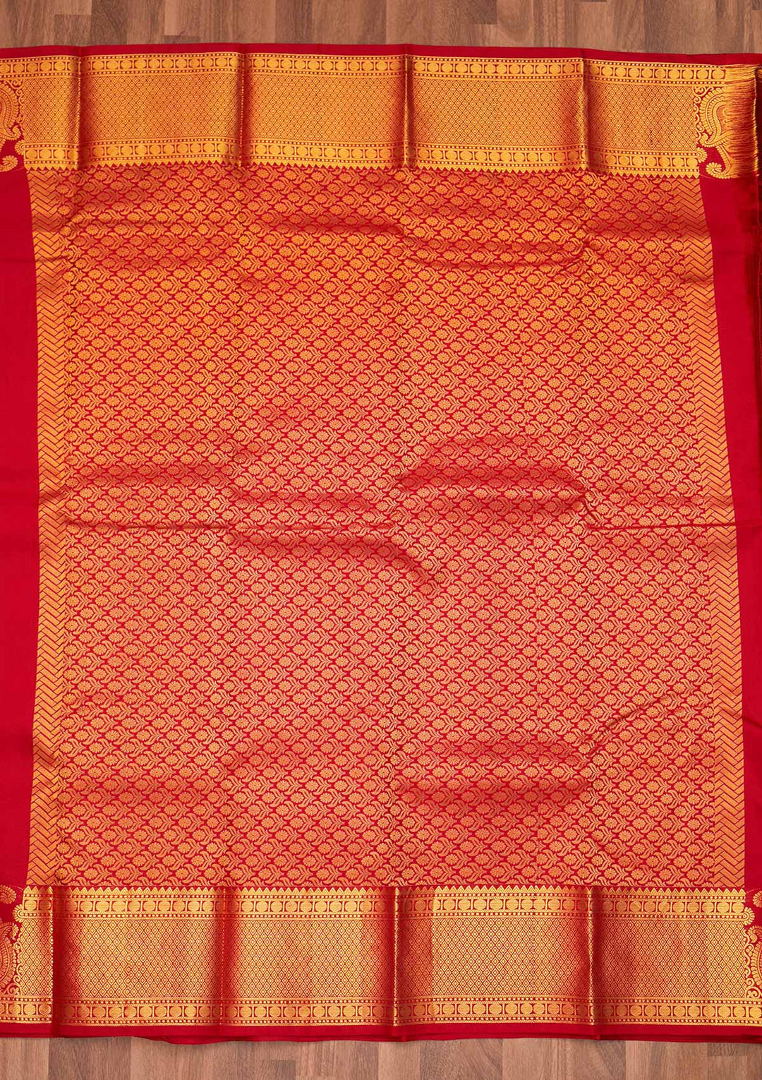Maroon Zariwork Pure Silk Saree - Koskii