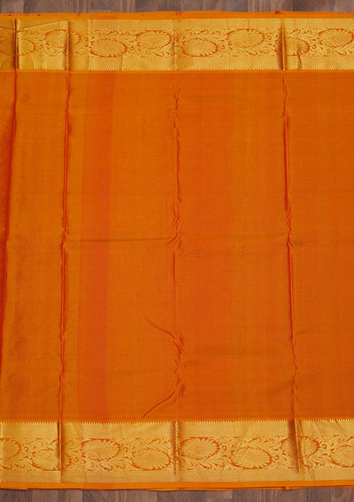 Maroon Zariwork Pure Silk Saree-Koskii