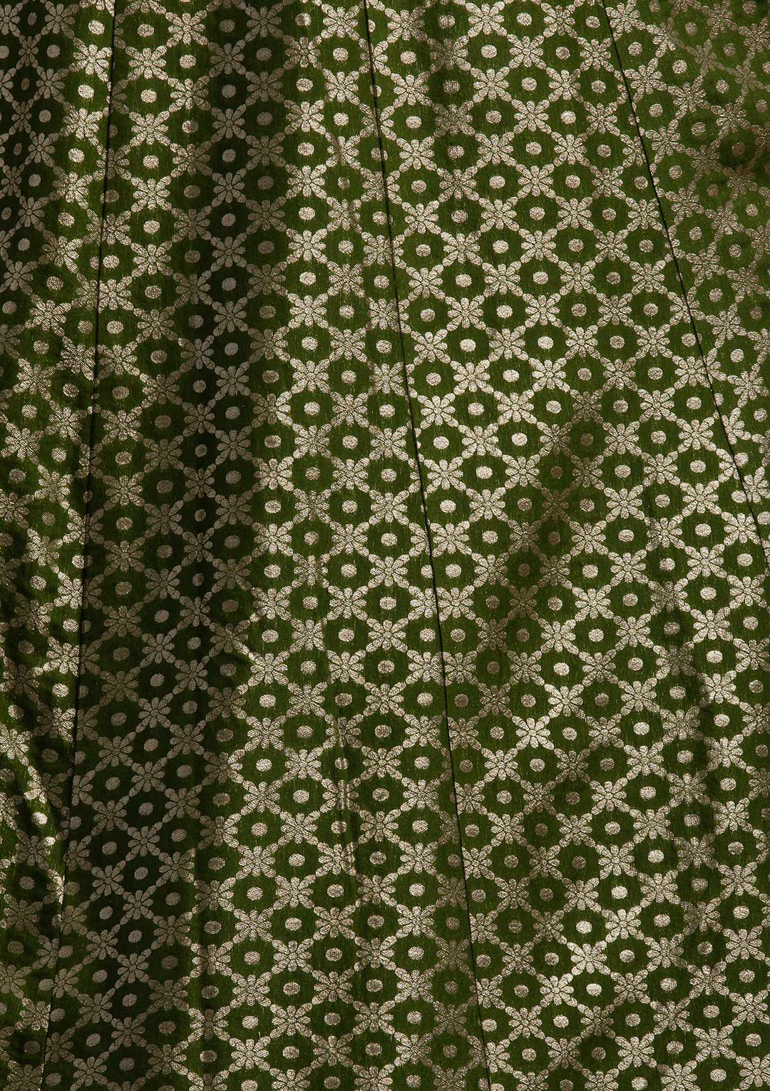Mehendi Zariwork Banarasi Designer Skirt - koskii