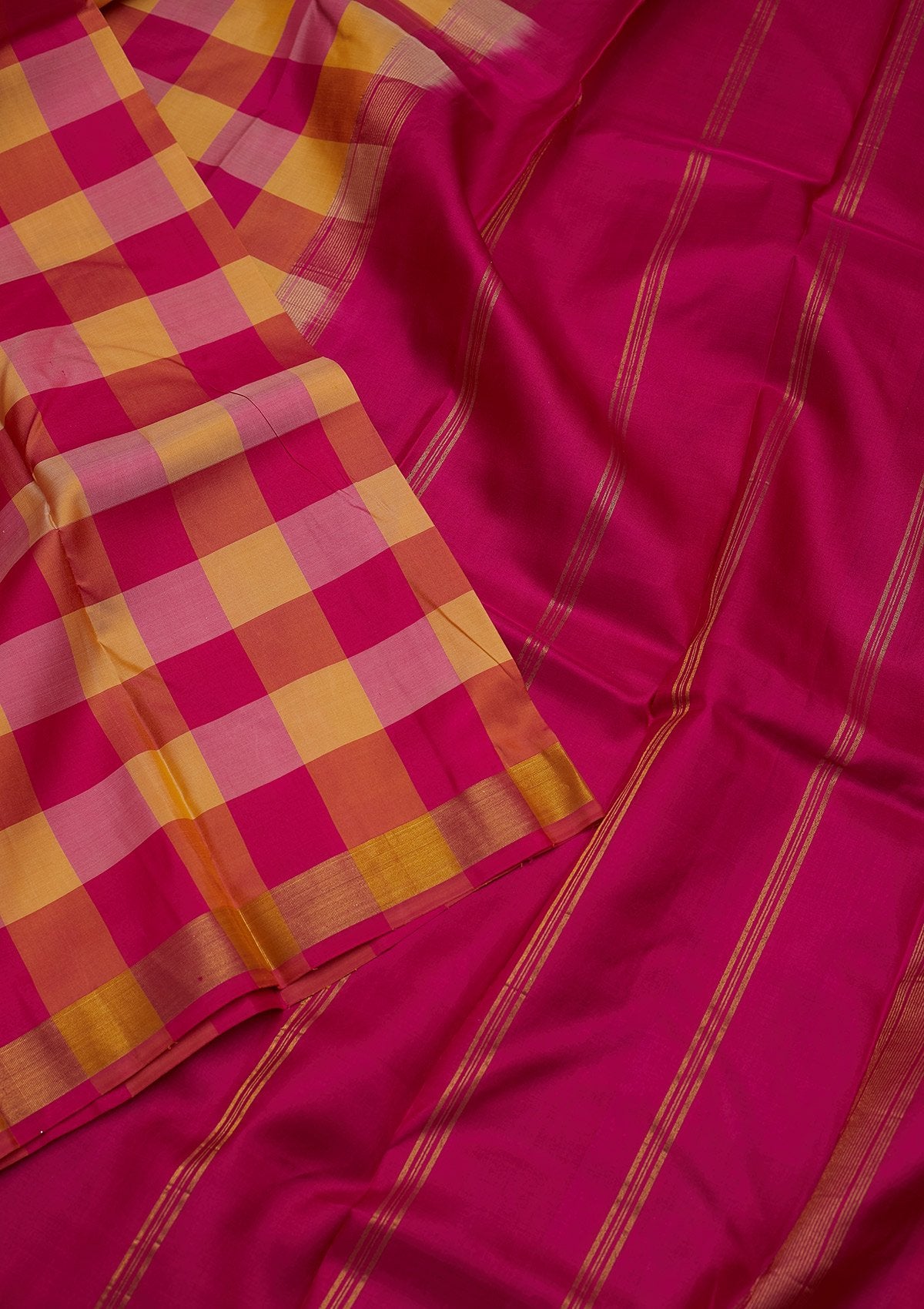 Multi Zariwork Pure Silk Designer Saree - koskii