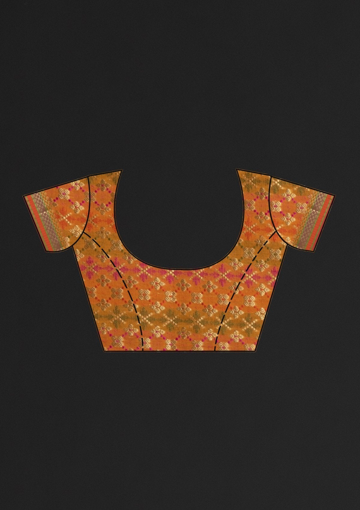 Mustard Zariwork Art Silk Designer Saree - koskii
