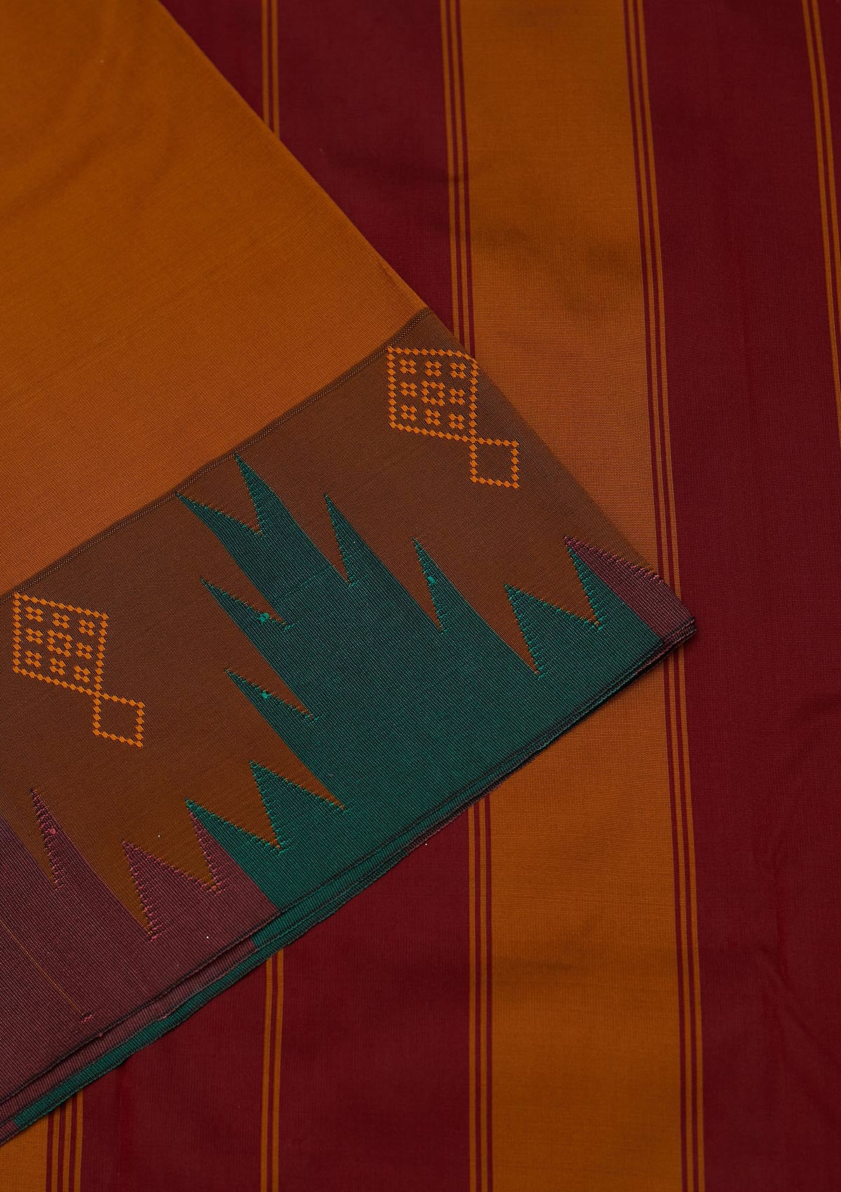 Mustard Zariwork Art Silk Saree - Koskii