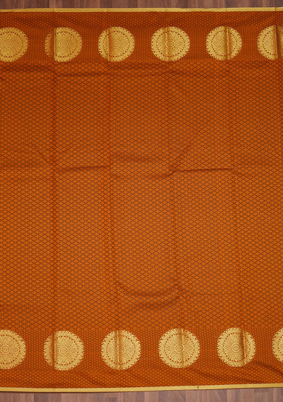 Mustard Zariwork Banarasi Saree - Koskii