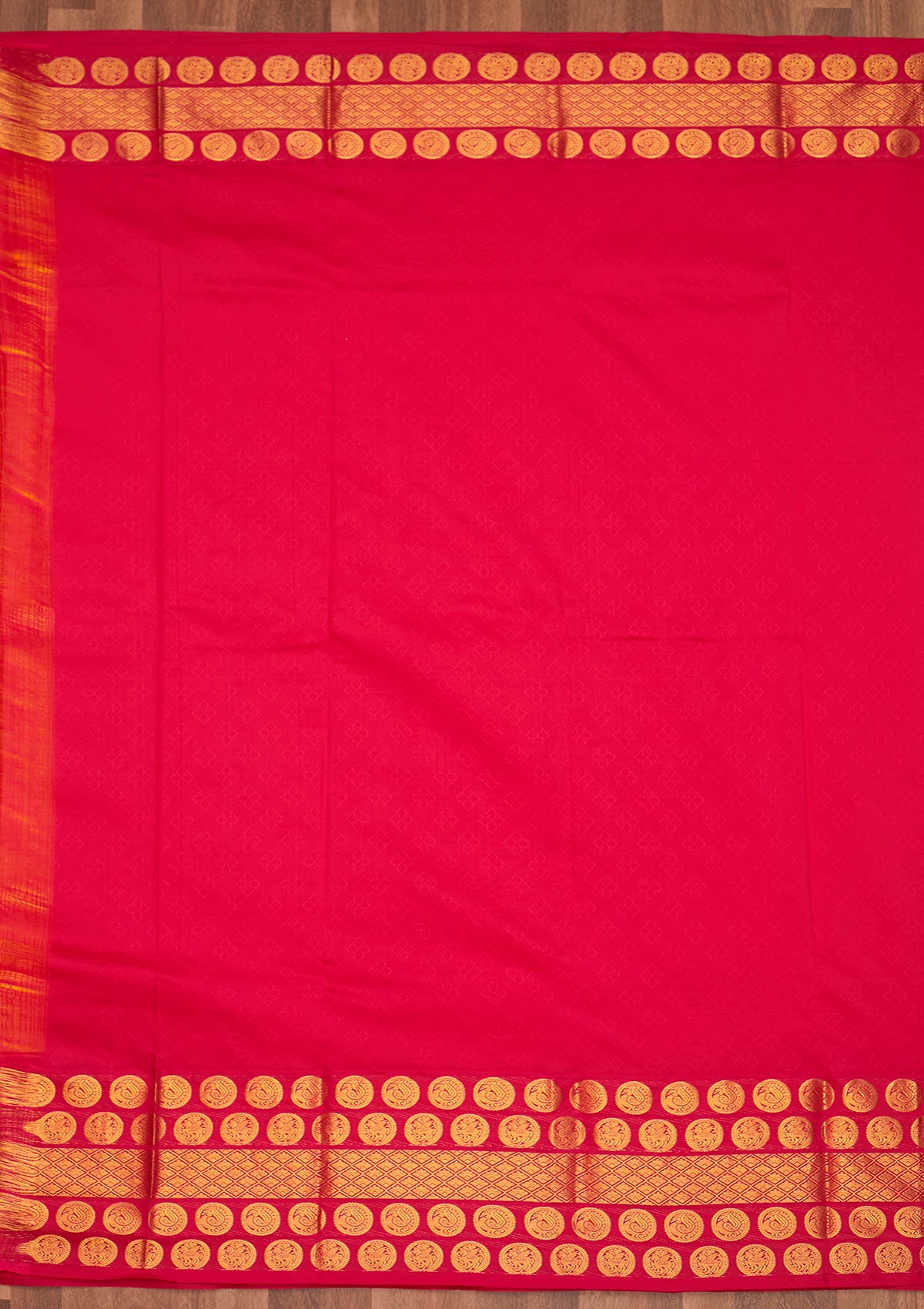 Mustard Zariwork Pure Silk Saree - Koskii