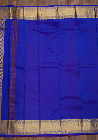 Orange Zariwork Pure Silk Saree-Koskii