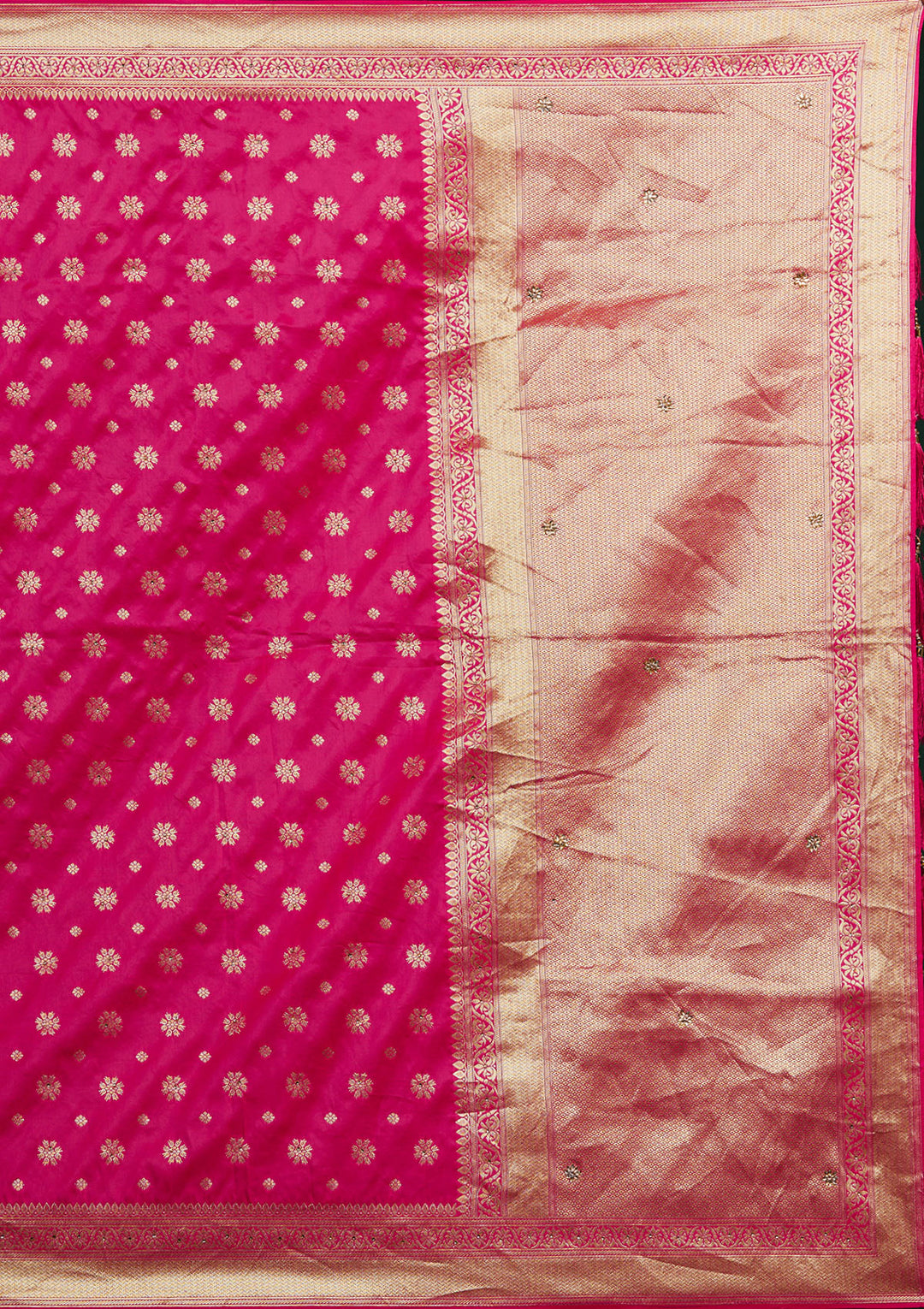 Mustard Zariwork Raw Silk Designer Lehenga-Koskii