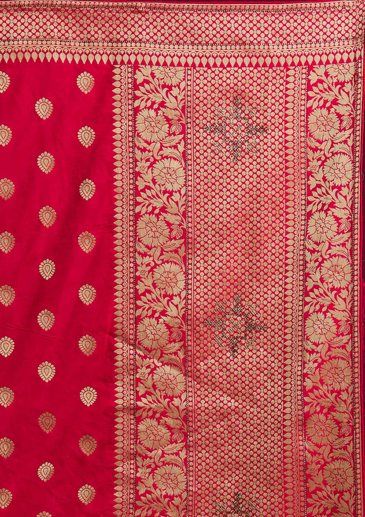 Mustard Zariwork Shimmer Designer Semi-Stitched Lehenga - koskii