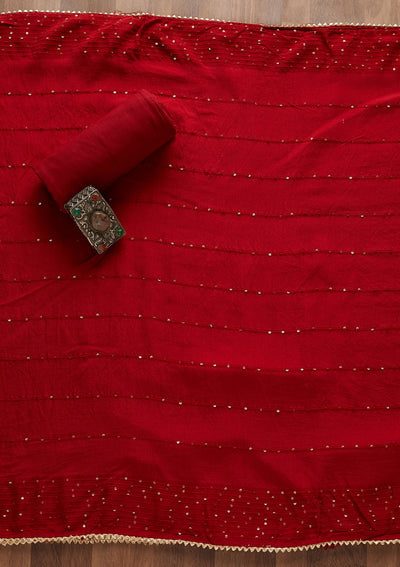 Navy Blue Print Semi Crepe Designer Semi-Stitched Salwar Suit - Koskii