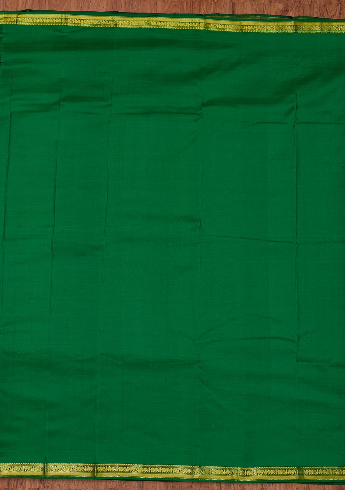 Navy Blue Zariwork Pure Silk Designer Unstitched Saree - Koskii