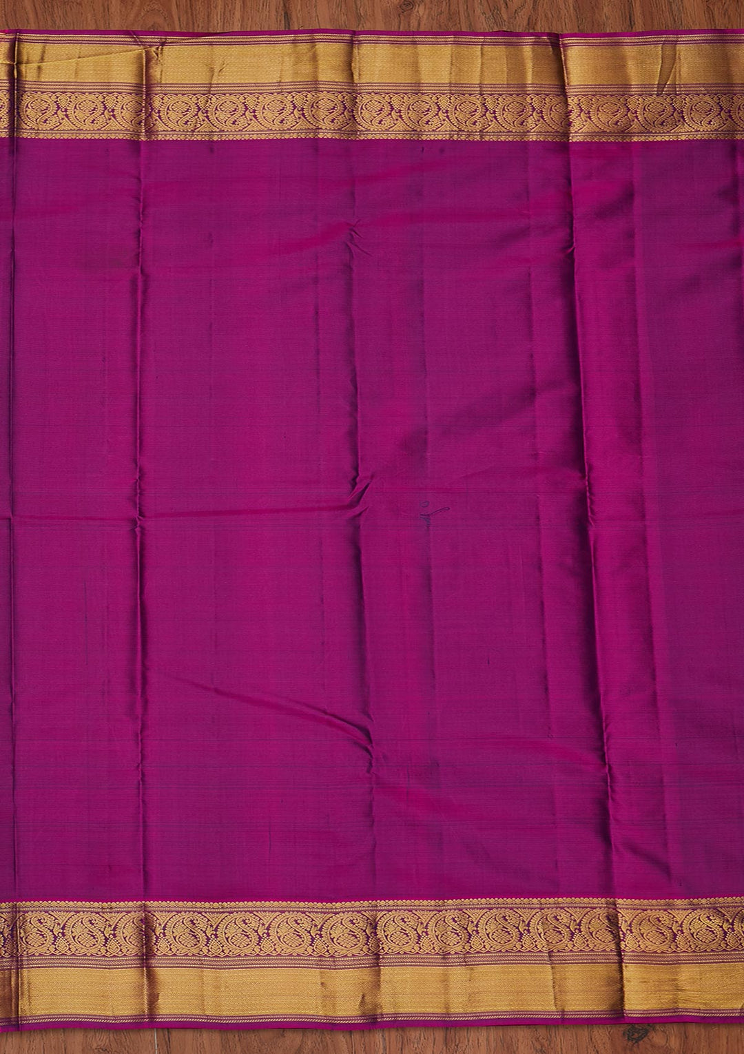 Navy Blue Zariwork Pure Silk Designer Unstitched Saree - Koskii