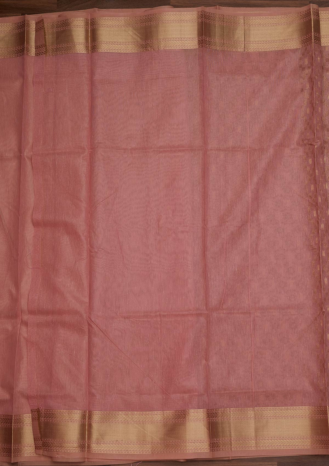 Onion Pink Zariwork Art Silk Designer Saree - Koskii