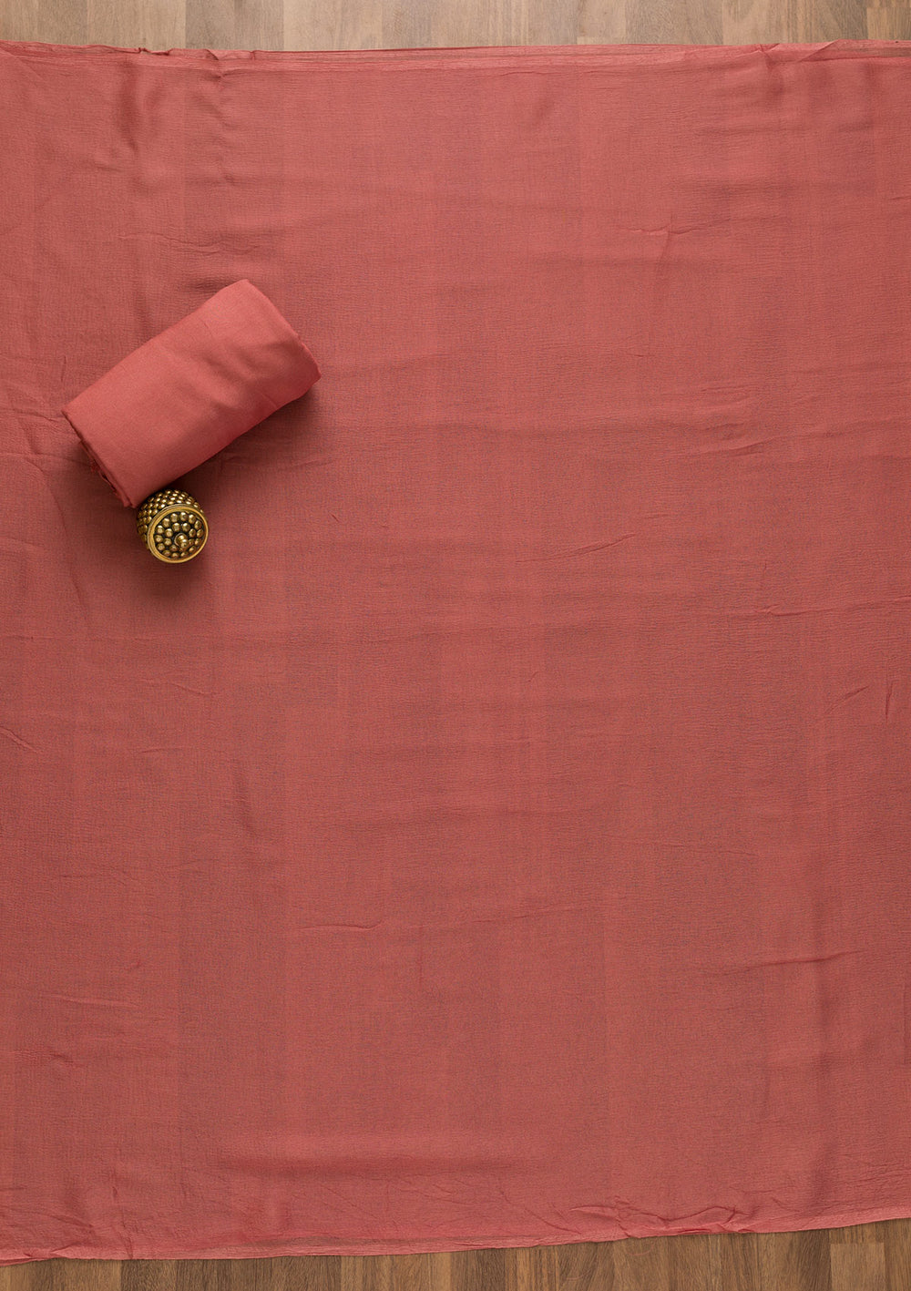 Onion Pink Swarovski Semi Crepe Unstitched Salwar Suit-Koskii