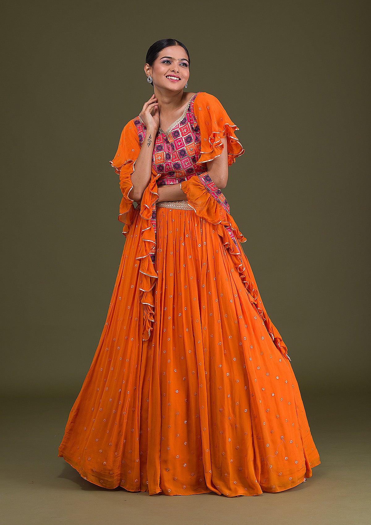 17 Orange lehengas for the autumn ready brides | Fashion | Bride |  WeddingSutra