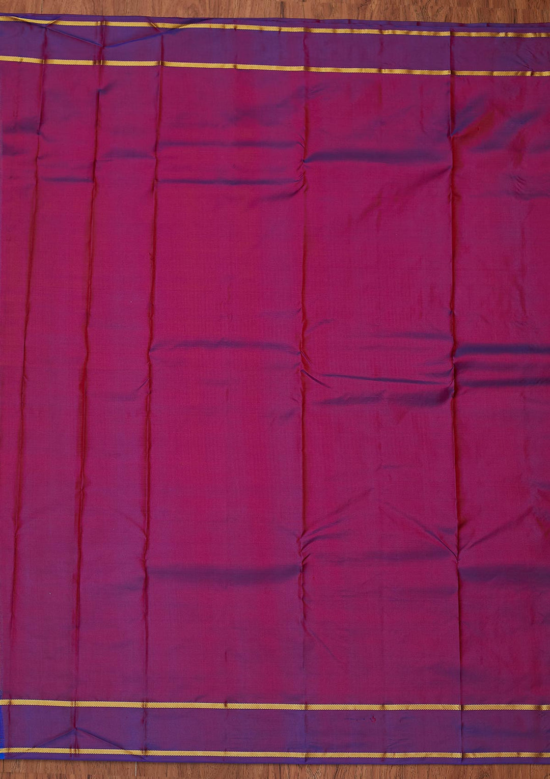 Orange Zariwork Pure Silk Designer Unstitched Saree - Koskii