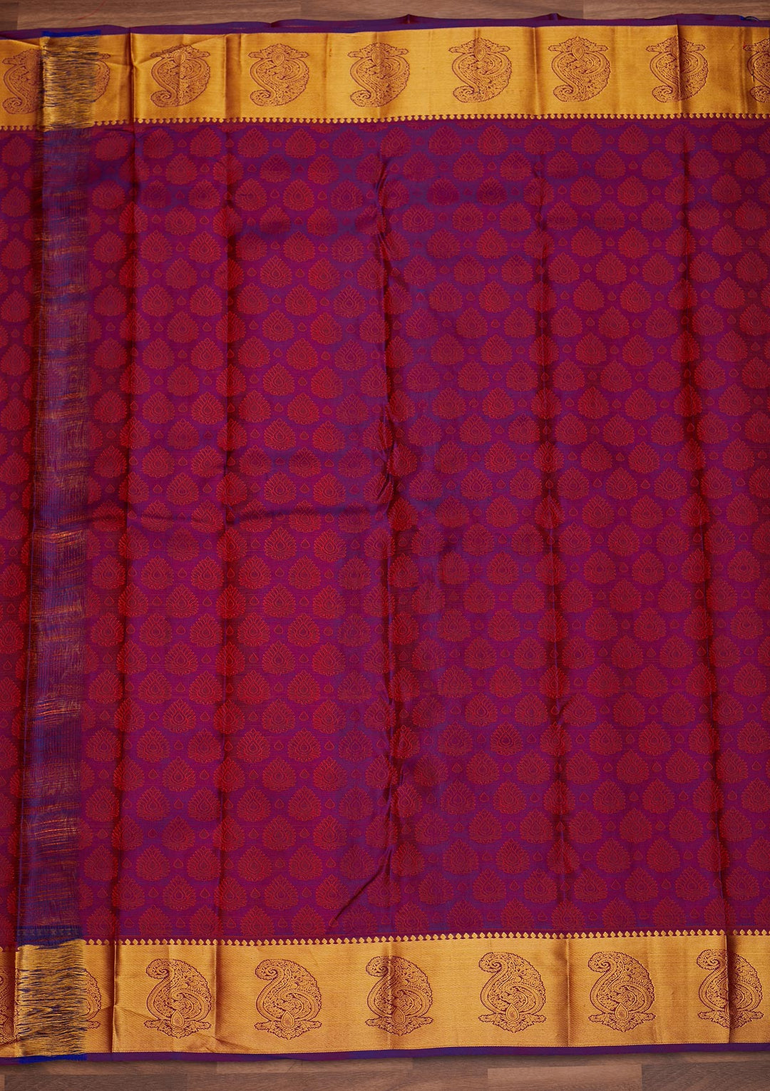Orange Zariwork Pure Silk Designer Saree - Koskii
