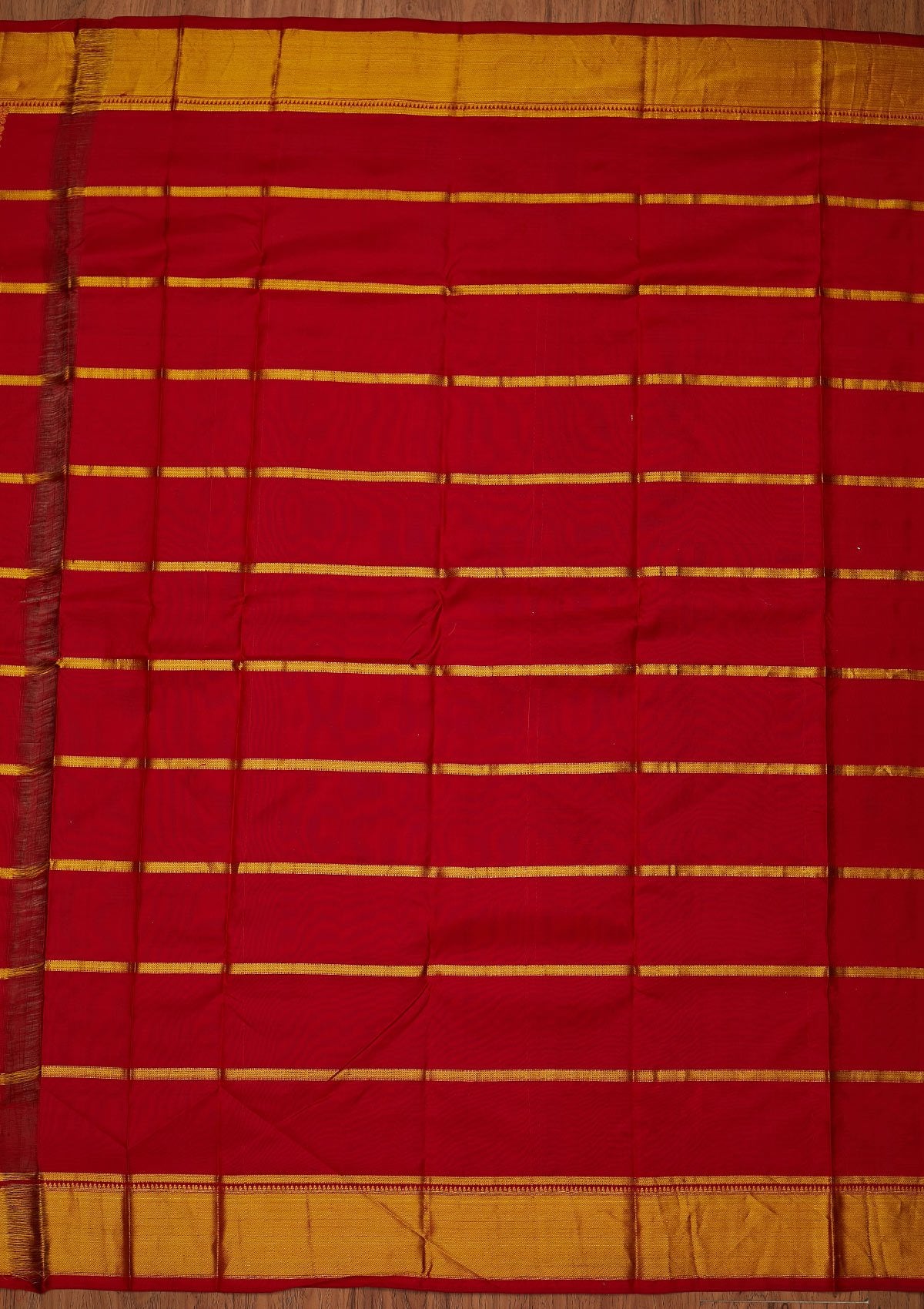 Parrot Green Zariwork Pure Silk Designer Saree - koskii
