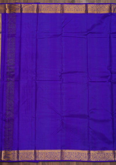 Parrot Green Zariwork Pure Silk Saree-Koskii