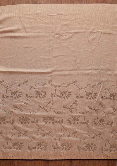 Peach Gotapatti Shimmer Designer Saree - koskii
