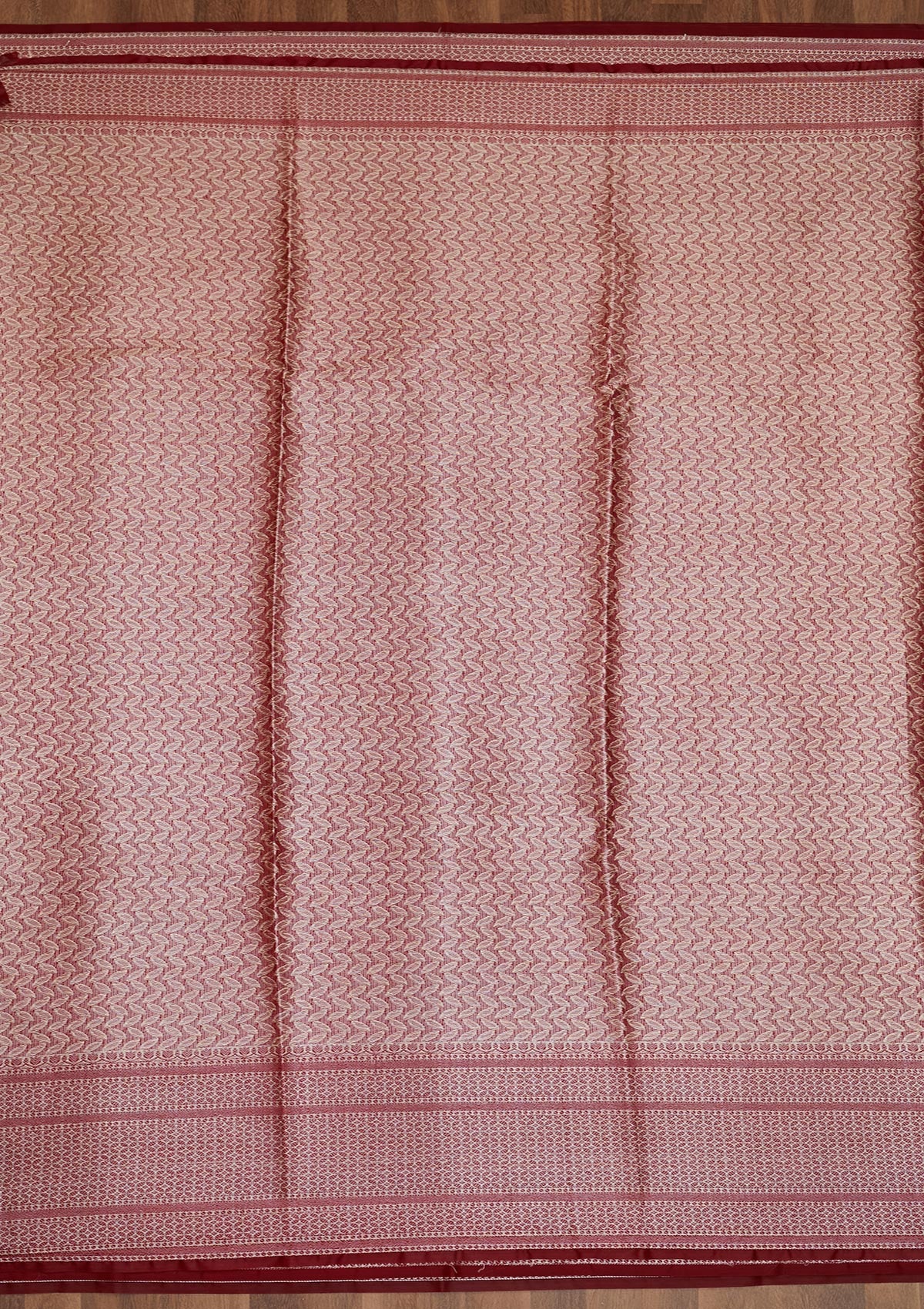 Peach Zariwork Art Silk Saree - Koskii