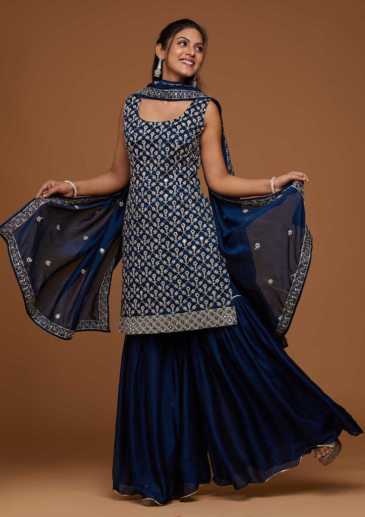 Maahi Boutique - Designer suit with peacock dupatta... | Facebook