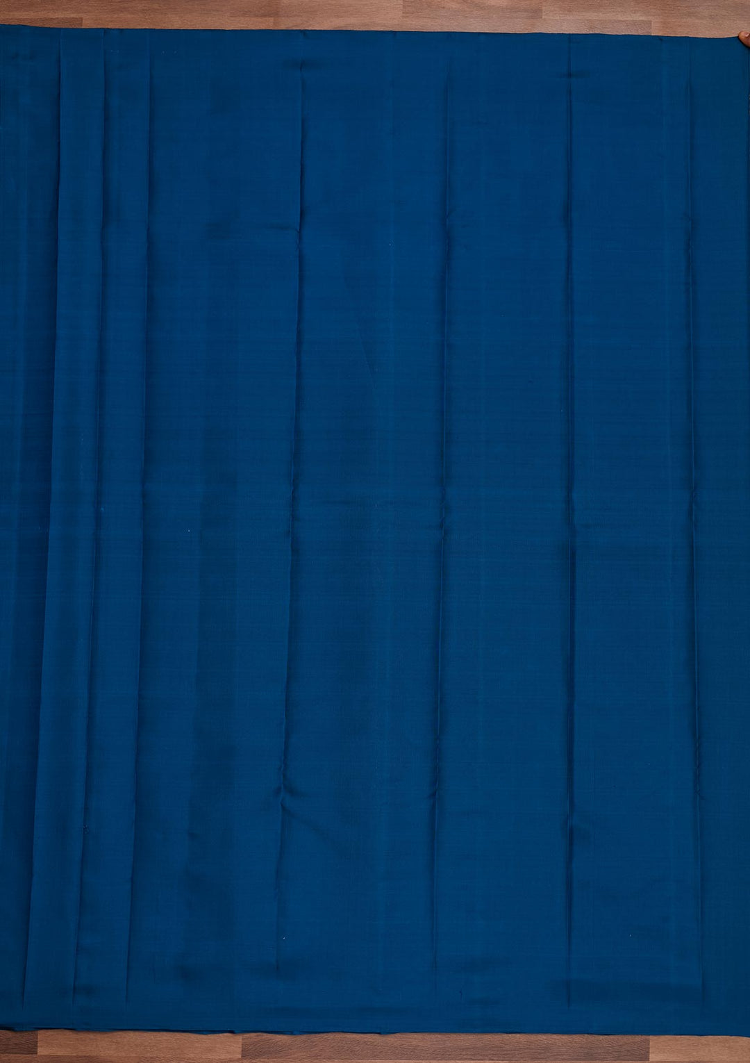 Peacock Blue Zariwork Pure Silk Designer Saree - Koskii