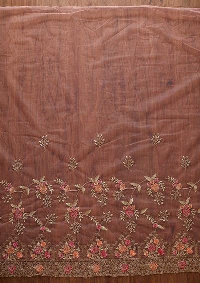 Pink Stonework Net Designer Saree - koskii
