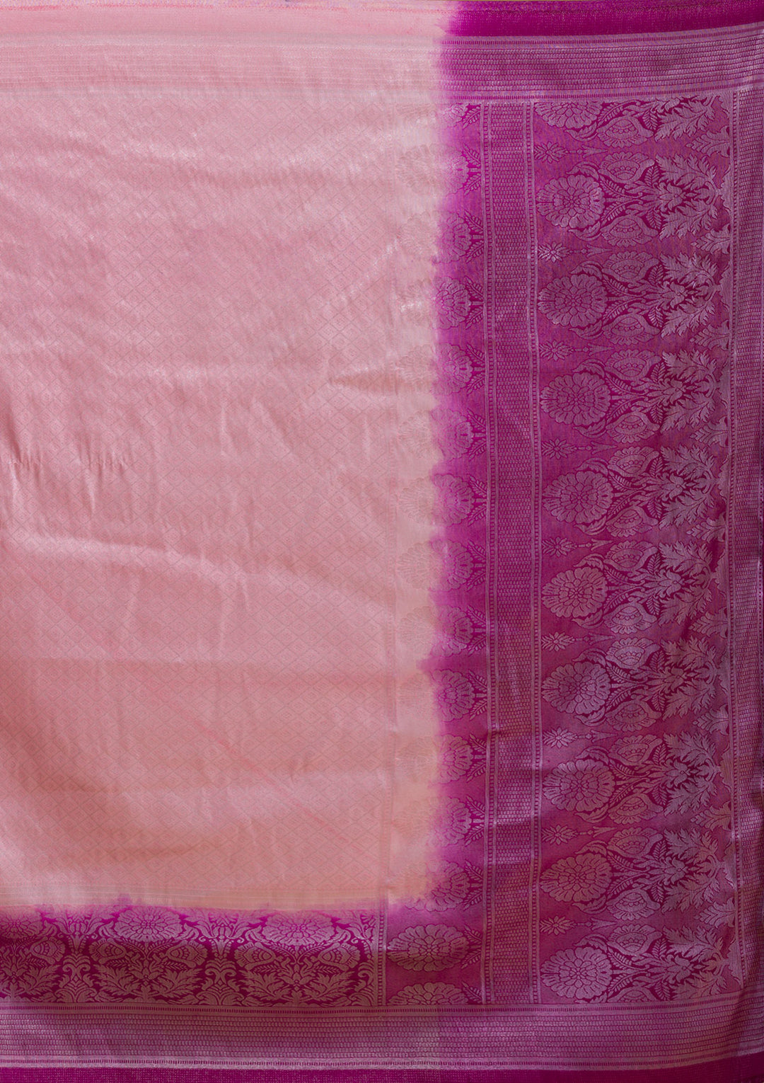 Pink Zariwork Art Silk Designer Saree-Koskii