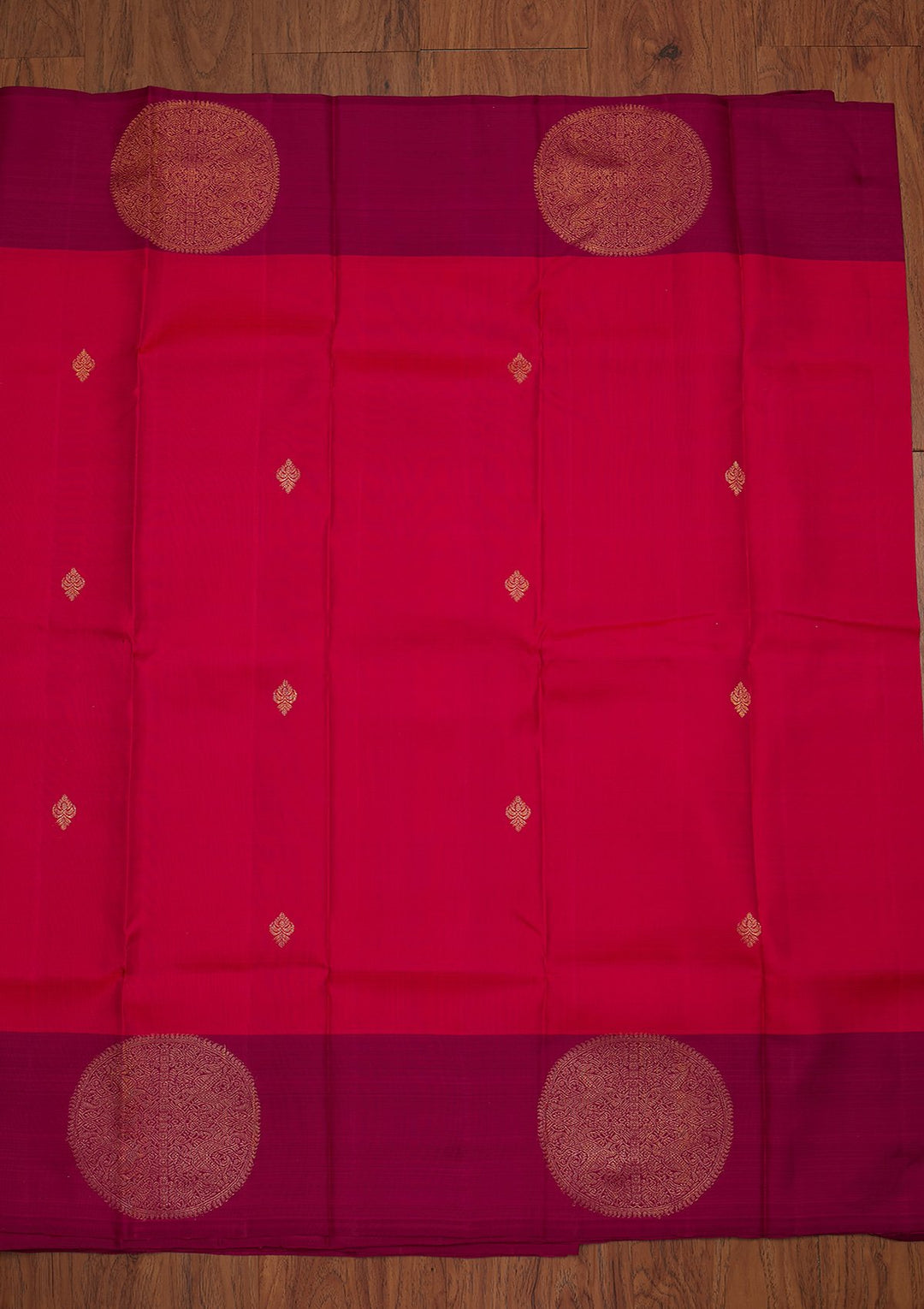 Pink Zariwork Pure Silk Designer Saree - koskii