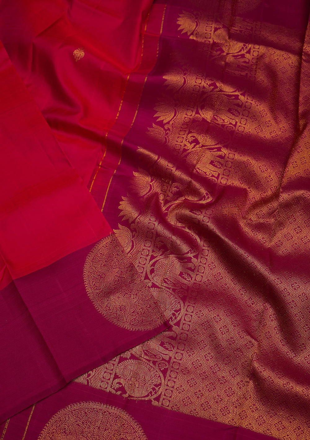 Pink Zariwork Pure Silk Designer Saree - koskii