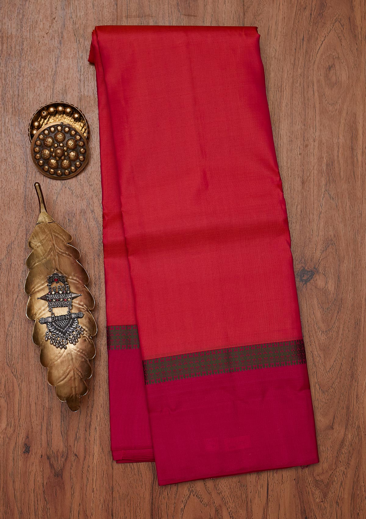 Pink Zariwork Pure Silk Designer Unstitched Saree - Koskii