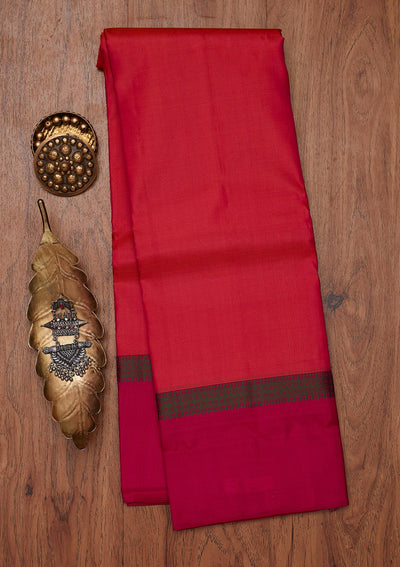 Pink Zariwork Pure Silk Designer Unstitched Saree - Koskii