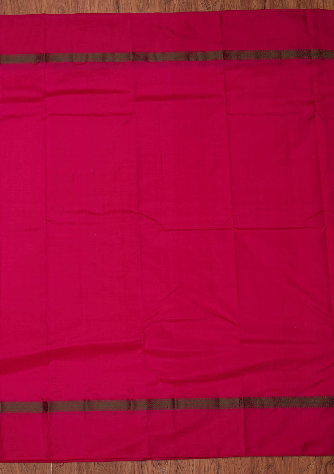 Pink Zariwork Pure Silk Designer Unstitched Saree - Koskii