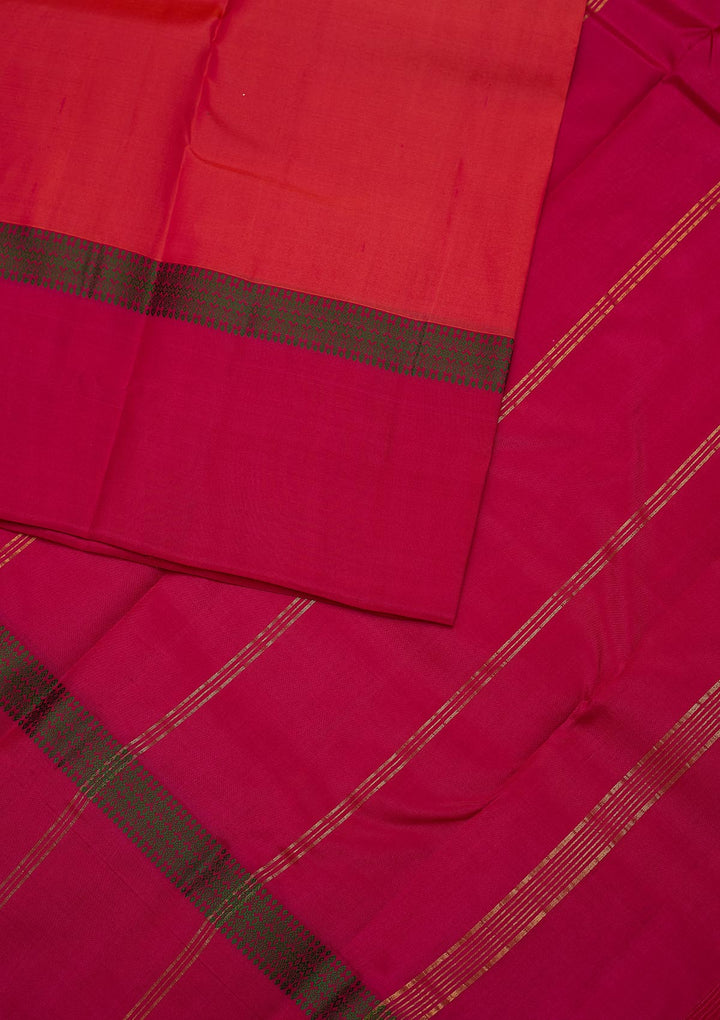Pink Zariwork Pure Silk Designer Unstitched Saree - Koskii