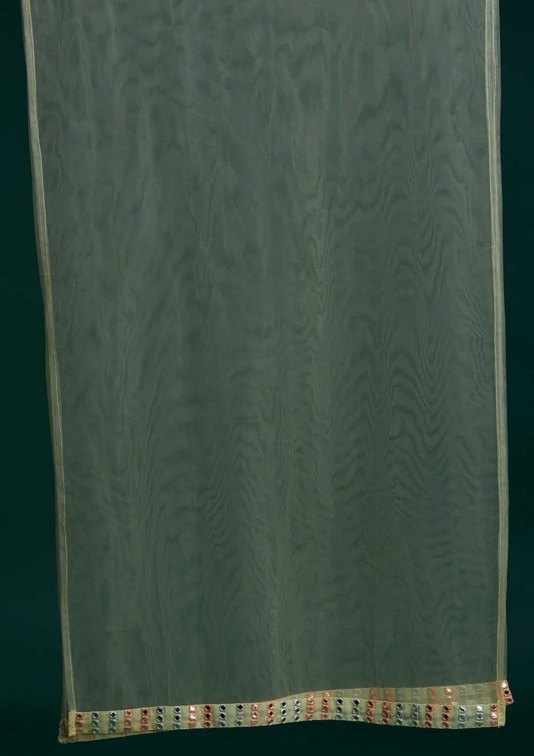 Pista Green Gotapatti Georgette Designer Salwar Suit - Koskii