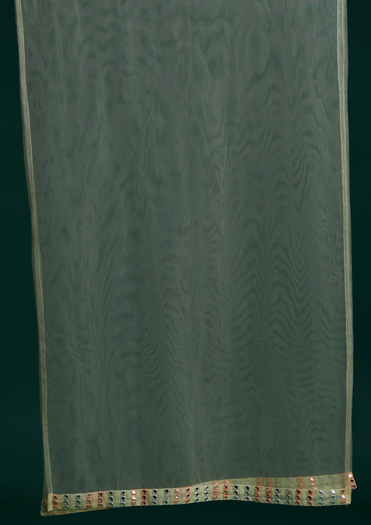 Pista Green Gotapatti Georgette Designer Salwar Suit - Koskii