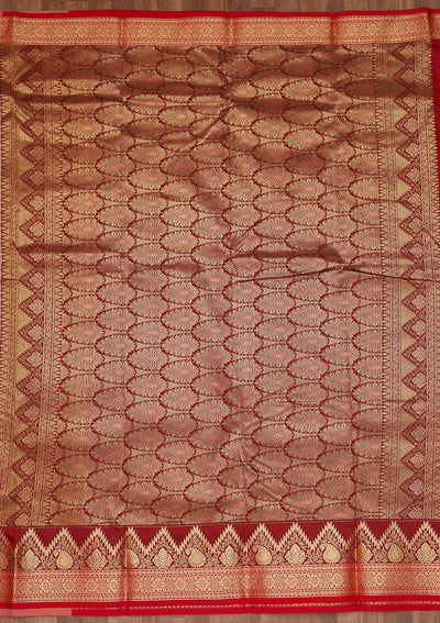 Pista Green Zariwork Art Silk Designer Saree - Koskii