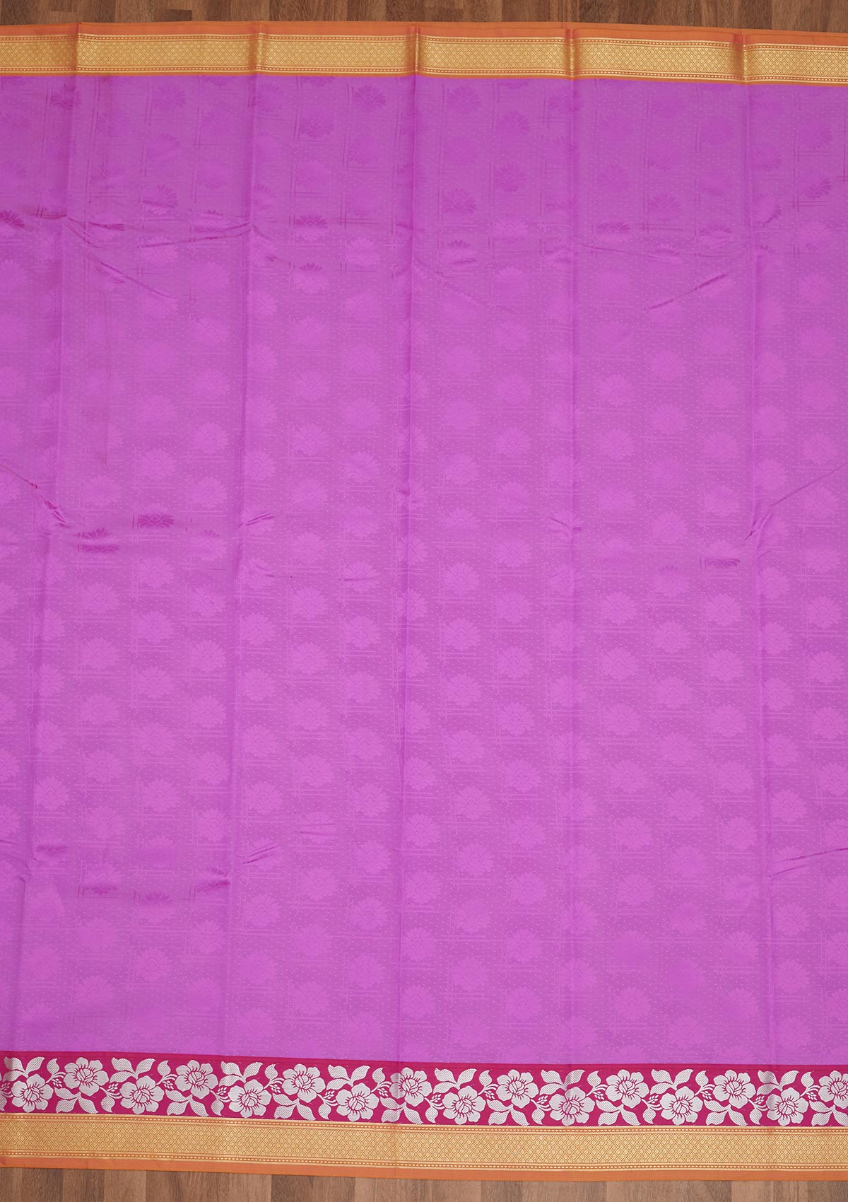 Purple Zariwork Art Silk Saree - Koskii