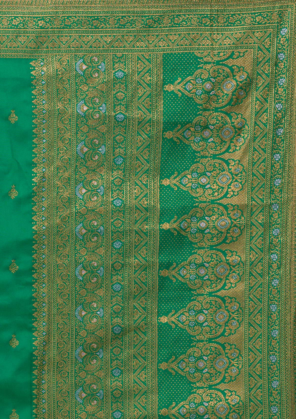 Purple Zariwork Raw Silk Lehenga-Koskii