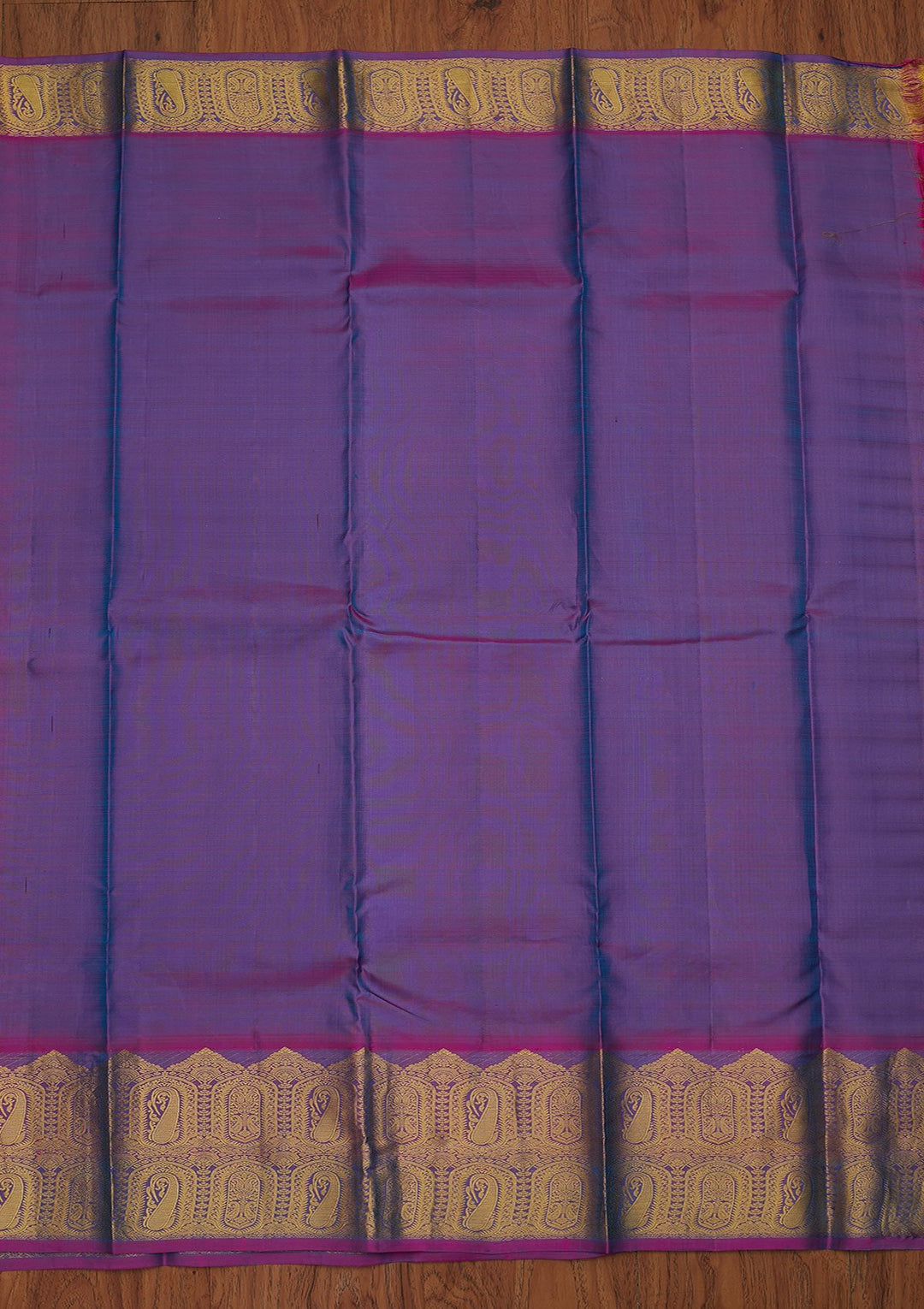 Rama Green Zariwork Pure Silk Designer Saree - koskii