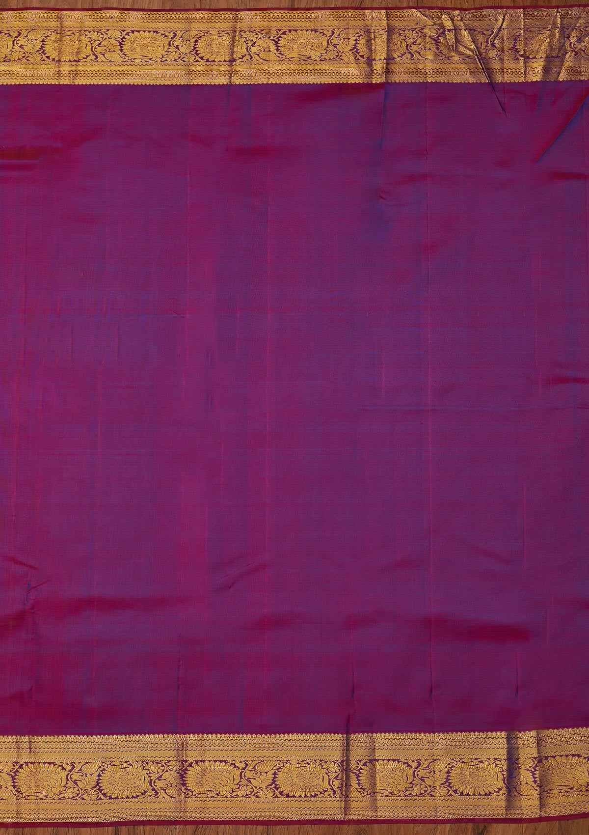 Rama Green Zariwork Pure Silk Designer Saree - koskii