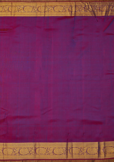 Rama Green Zariwork Pure Silk Designer Saree - koskii