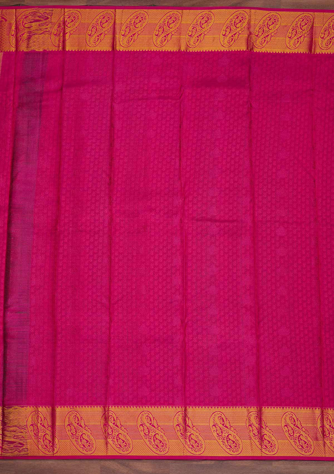 Rama Green Zariwork Pure Silk Designer Saree - Koskii