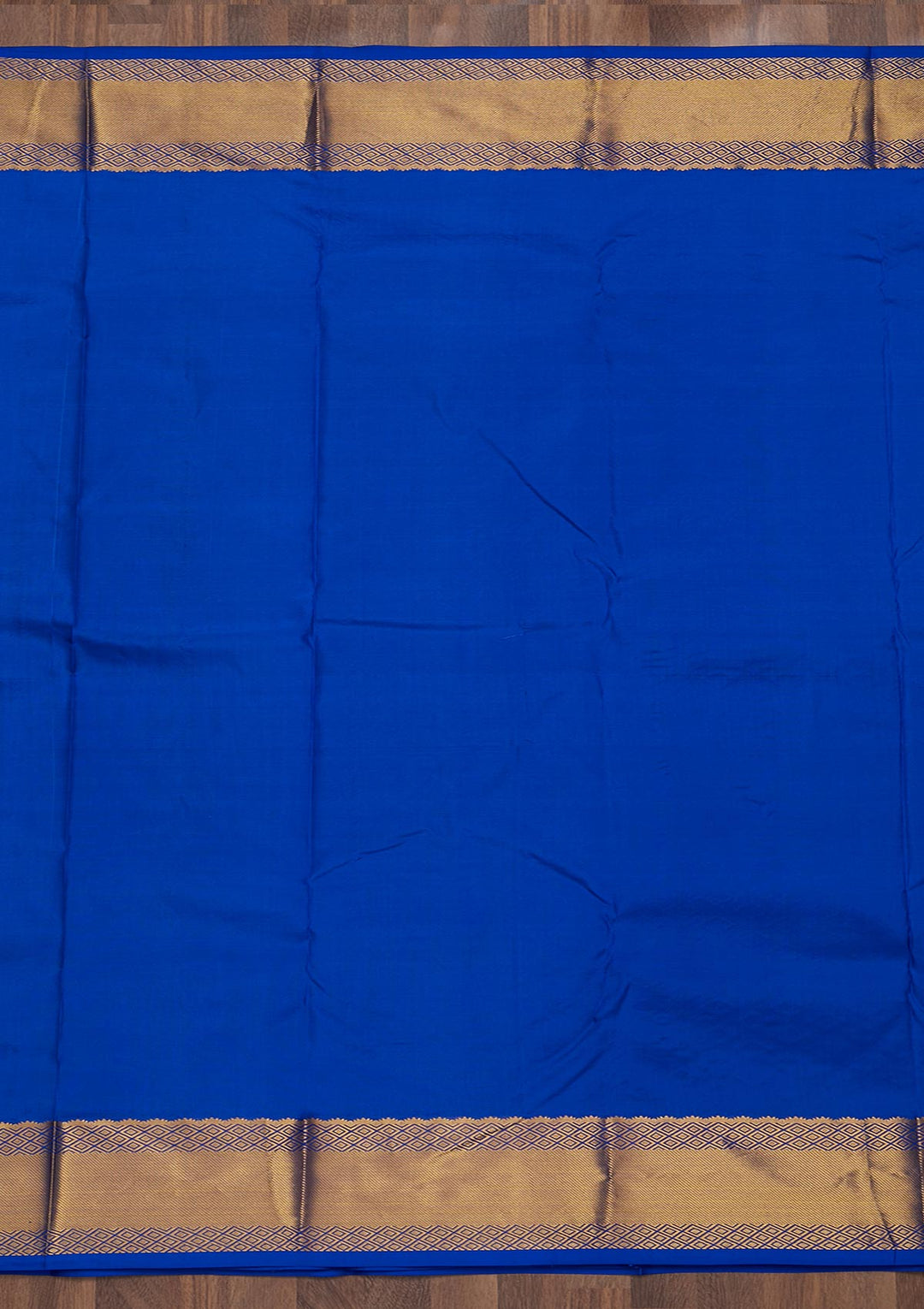 Rama Green Zariwork Pure Silk Saree-Koskii