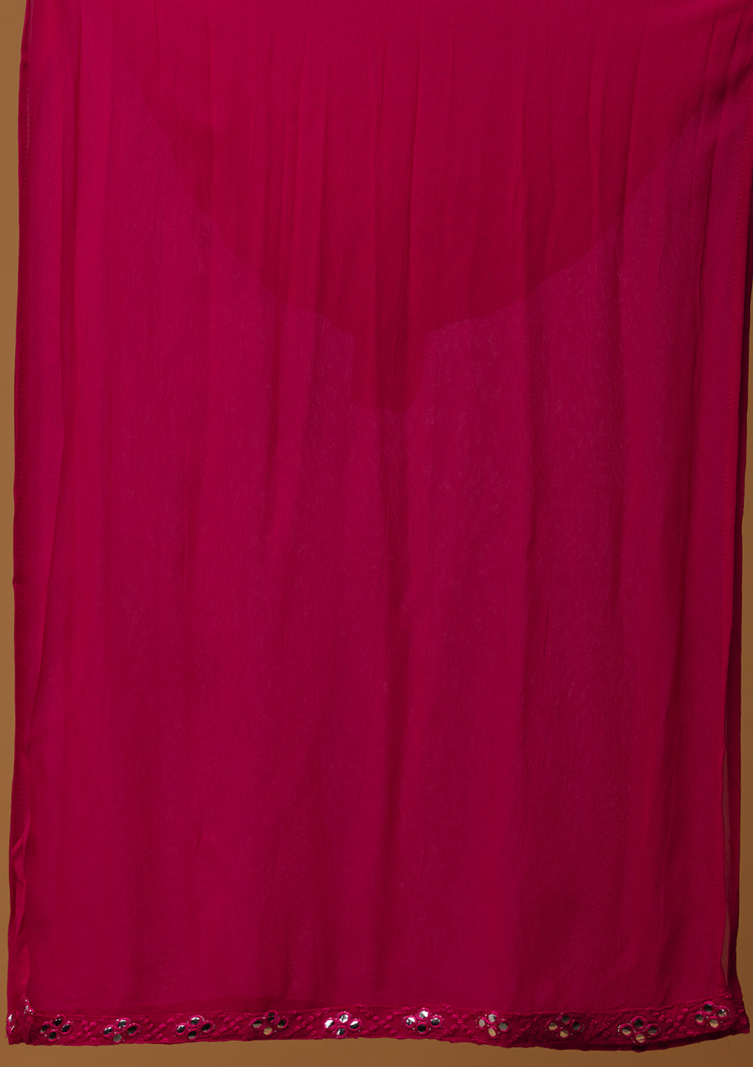 Rani Pink Gotapatti Georgette Designer Readymade Salwar Suit - Koskii